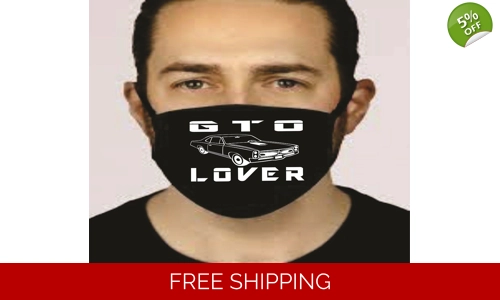 Pontiac GTO Lover Face Masks Cotton Washable Social Distancing
